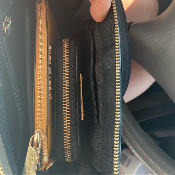 Michael Kors Small Black Leather Purse - Picture 3 of 4